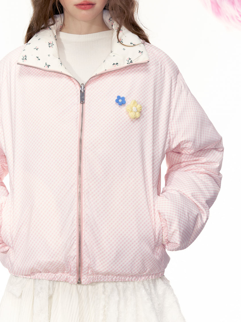 Bloom & Gingham Reversible Jacket
