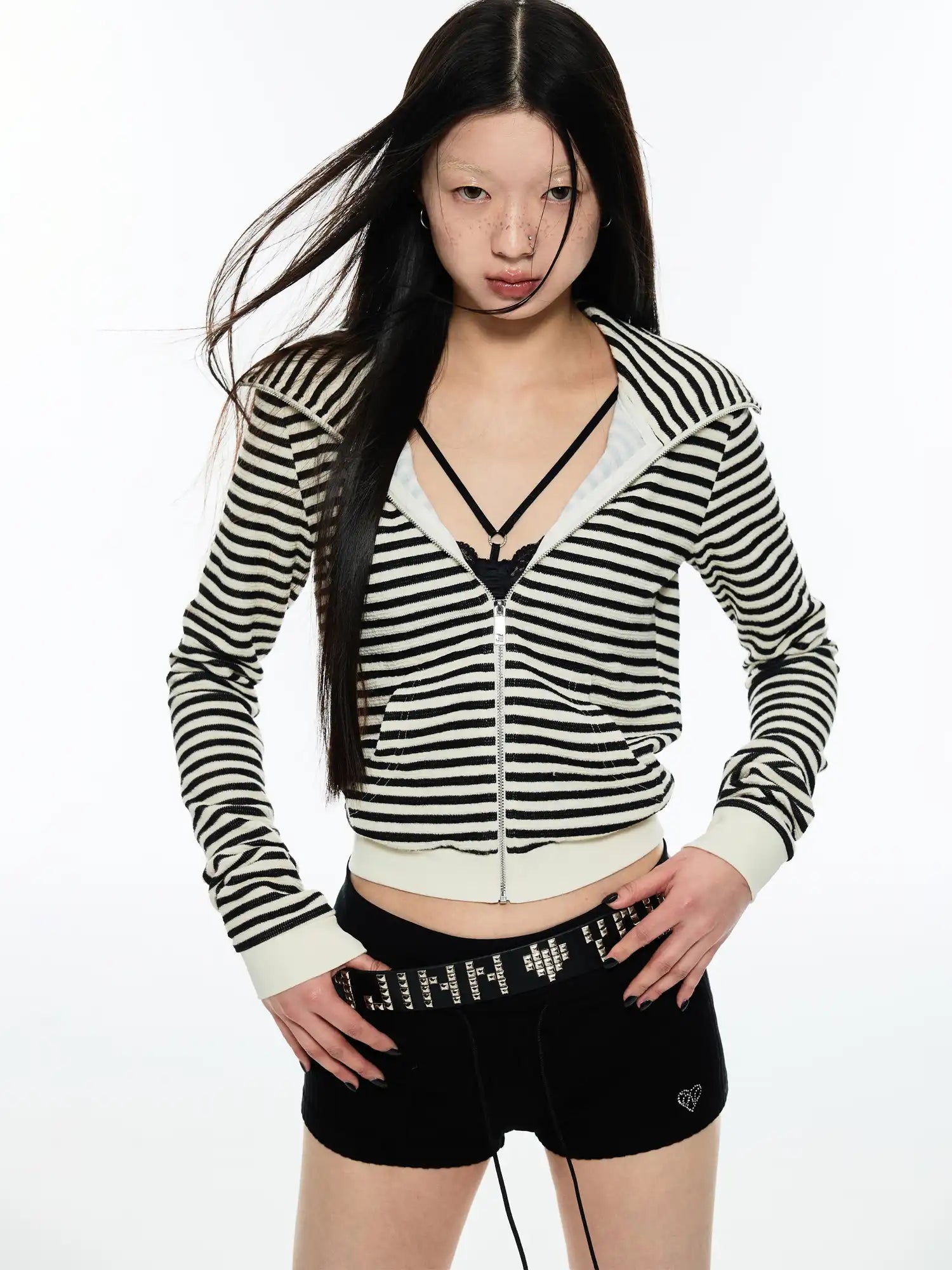 Midnight Meow Zip Up Cat Ear Hoodie