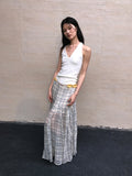 Soft Plaid Maxi Skirt