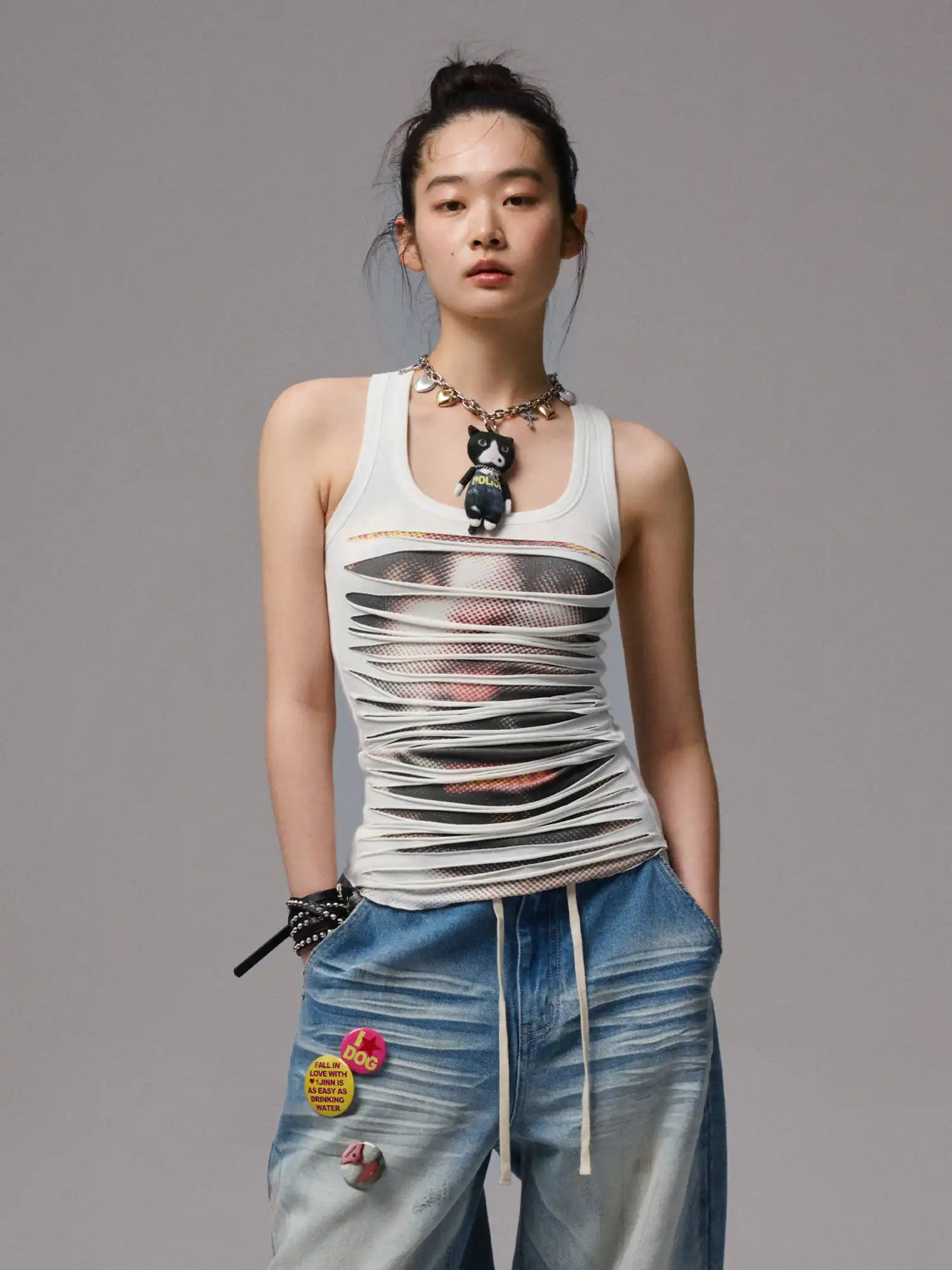 Ripped Racerback Tank
