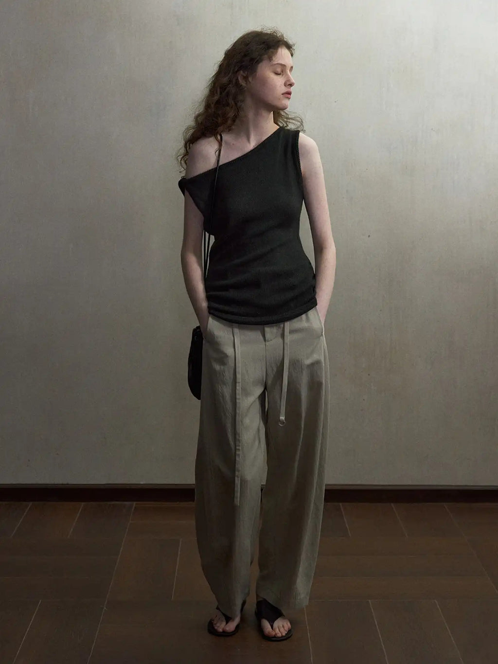CantonCollective Design Asymmetric One-Shoulder Knit Top | Canton Collective